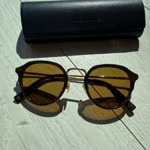 Warby Parker Wyatt Round Sunglasses with Brown Lenses